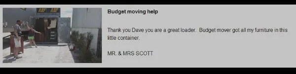 Budget Moving Help